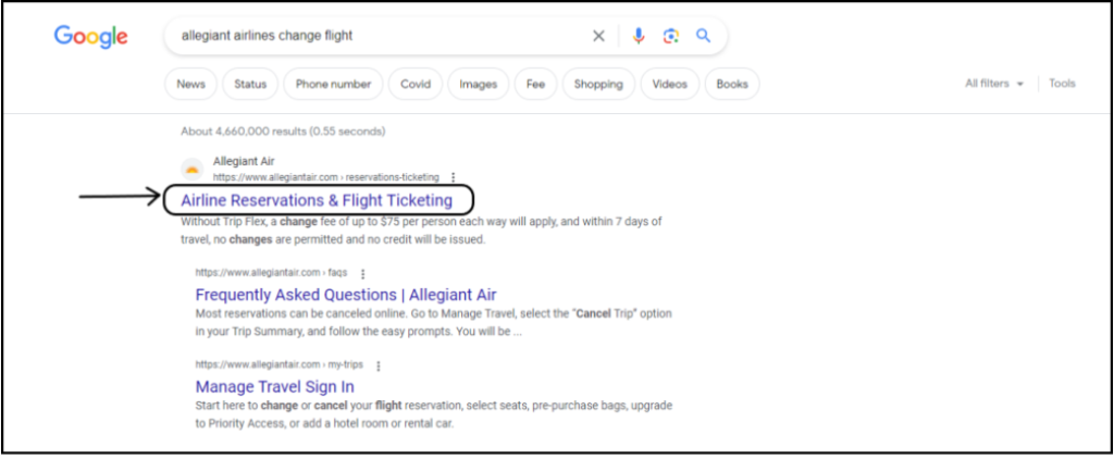 Allegiant Air Change My Flight